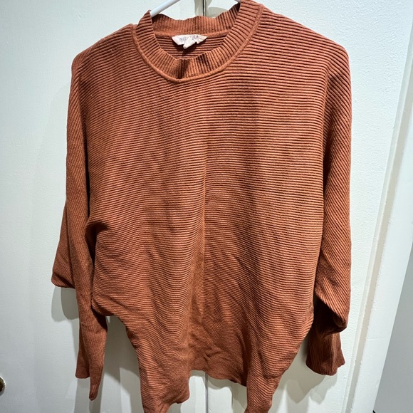 Rust Crewneck Tuck-able Sweater - Picture 2 of 5